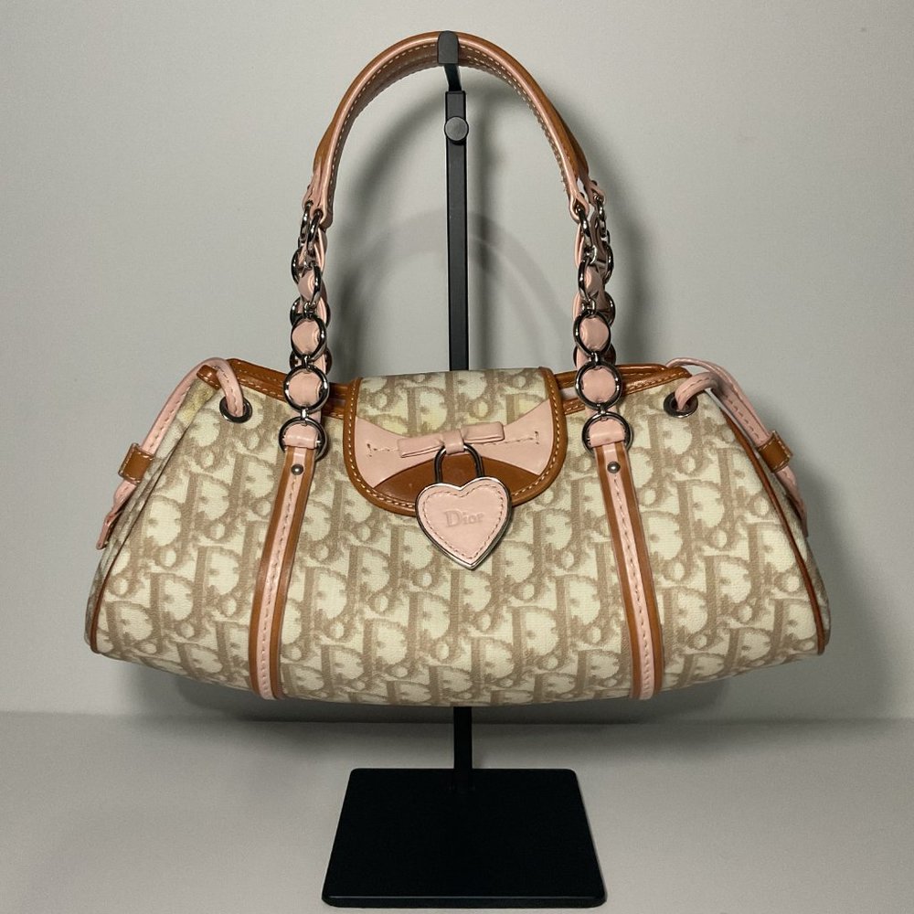 Authentic Vintage Dior Trotter Romantique Bag